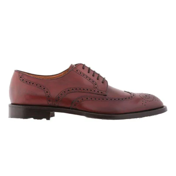 Giày Tây Nam Germano Bellesi 1257 Màu Nâu Đỏ Size 38