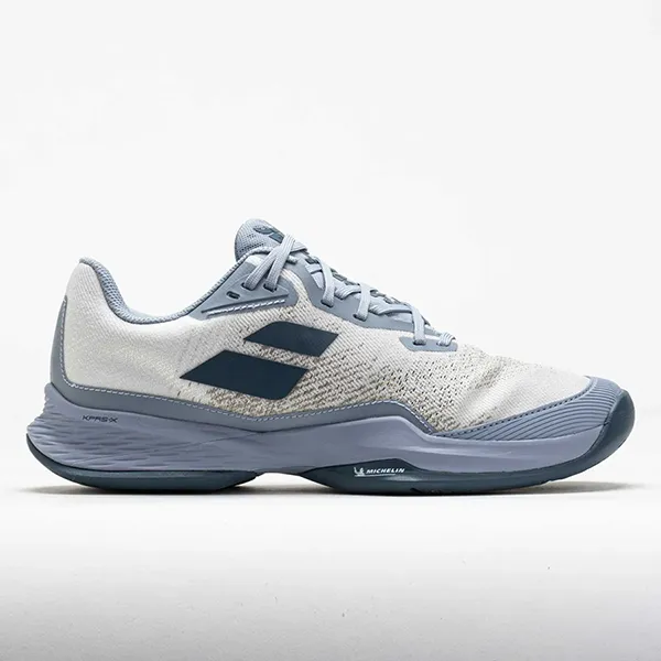 Giày Tennis/ Pickleball Babolat Jet Mach 3 AC White Dark Grey 3A0S25B629-1107 Màu Xám Trắng Size 42