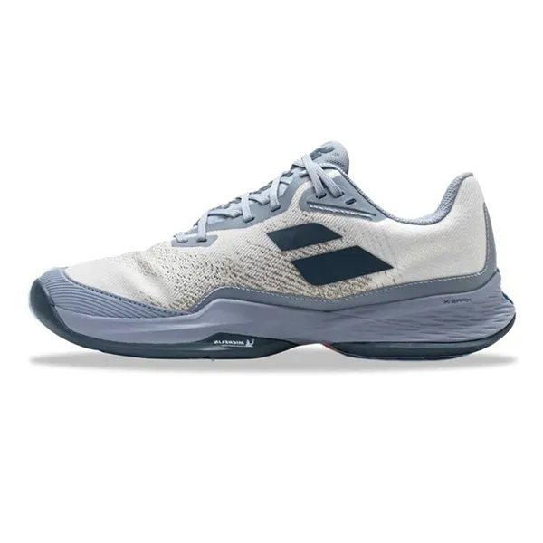 Giày Tennis/ Pickleball Babolat Jet Mach 3 AC White Dark Grey 3A0S25B629-1107 Màu Xám Trắng Size 42