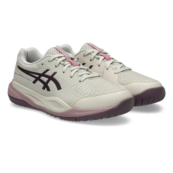 Giày Tennis/Pickleball Asics Asics Gel Resolution X GS All Court 1044A081-250 Màu Be Size 36