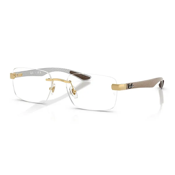 Gọng Kính RayBan Optical Frames 0RX8423 2500 Màu Nâu Bạc