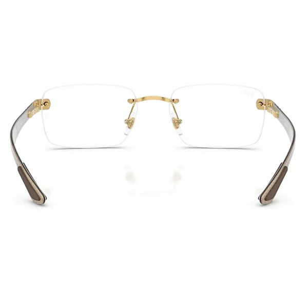 Gọng Kính RayBan Optical Frames 0RX8423 2500 Màu Nâu Bạc