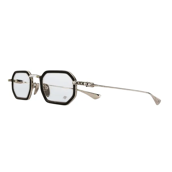 Gọng Kính Unisex Chrome Hearts Stylida Black/Shiny Silver Màu Đen