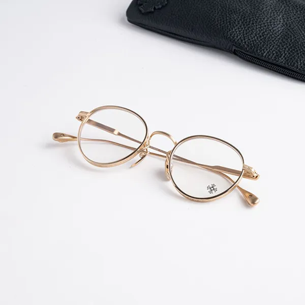 Gọng Kính Unisex Chrome Hearts Thick Gold Plated/Matte Gold Plated Màu Vàng Gold