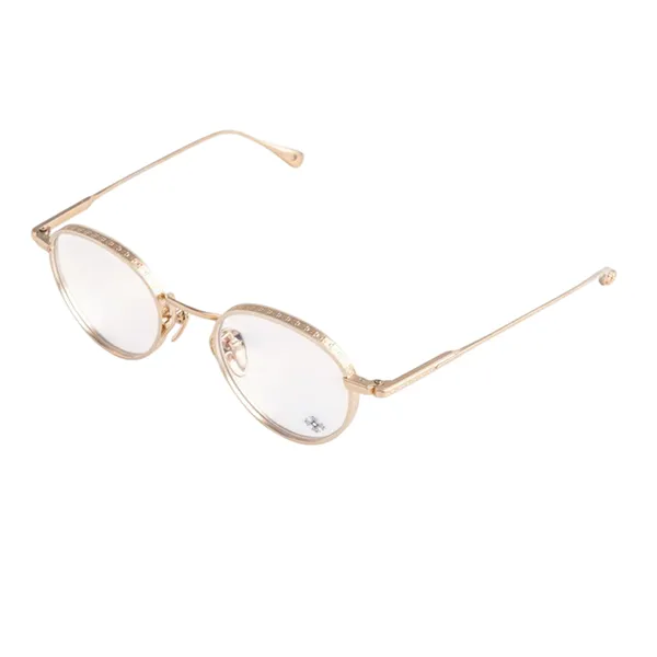 Gọng Kính Unisex Chrome Hearts Thick Gold Plated/Matte Gold Plated Màu Vàng Gold