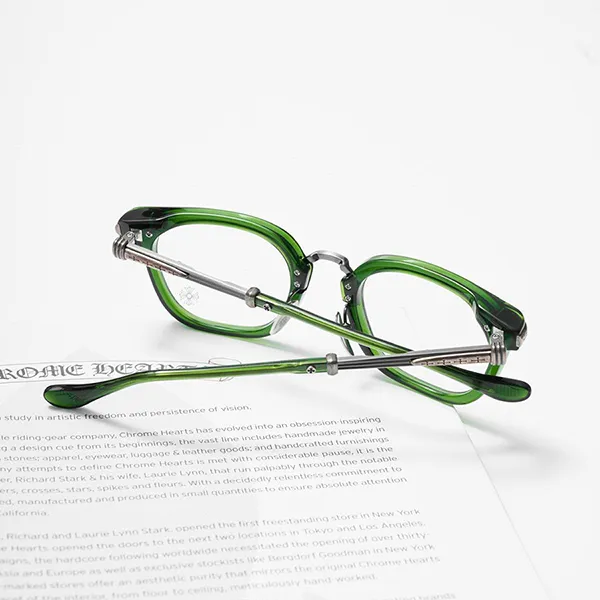 Gọng Kính Unisex Chrome Hearts Titanasluvr Moss/Pewter Glasses Màu Xanh Green