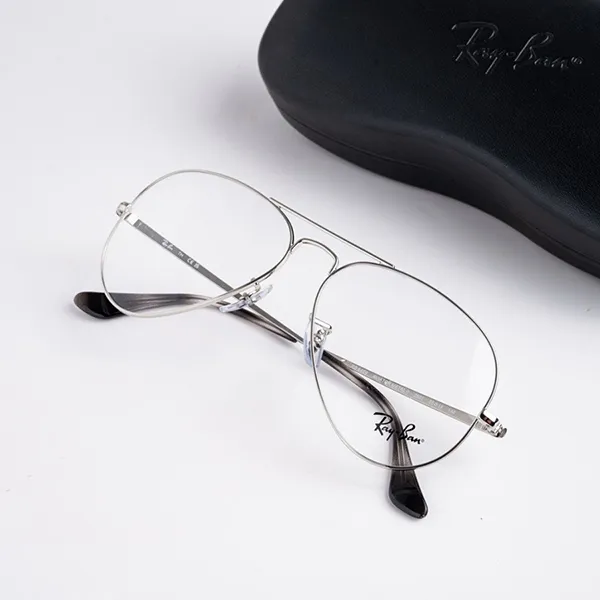 Gọng Kính Unisex Rayban 0RX6489 2501 Silver Màu Bạc