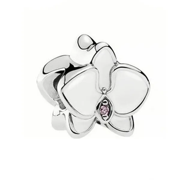 Hạt Vòng Charm Nữ Pandora Retired Radiant Orchid Enamel 792074EN69 Màu Bạc Hồng