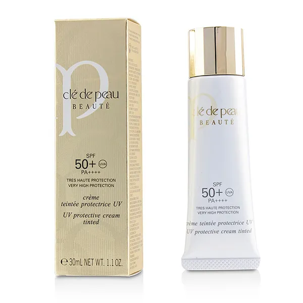 Kem Chống Nắng Nâng Tone Clé de Peau UV Protective Cream Tinted Tone Pink