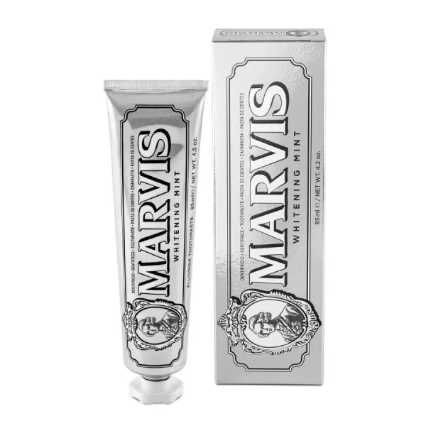 Kem Đánh Răng Marvis Whitening Mint Toothpaste 85ml