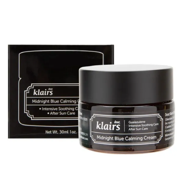 Kem Dưỡng Ẩm Làm Dịu Da Dear Klairs Midnight Blue Calming Cream 30ml
