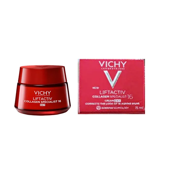 Kem Dưỡng Da Ban Ngày Cải Thiện Da Vichy Liftactiv Collagen Specialist 16 Day 15ml