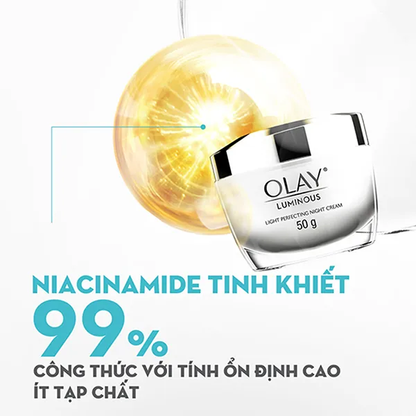 Kem Dưỡng Sáng Da Mờ Thâm Nám Ban Đêm Olay Luminous 50g