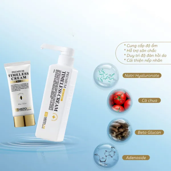 Kem Dưỡng Thúc Đẩy Quá Trình Tổng Hợp Collagen Và Elastin Tăng Độ Săn Chắc Da Histolab Premium Timeless Cream 80g