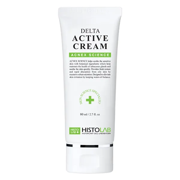 Kem Hỗ Trợ Giảm Mụn Và Kiểm Soát Bã Nhờn Histolab Delta Active Cream 80ml