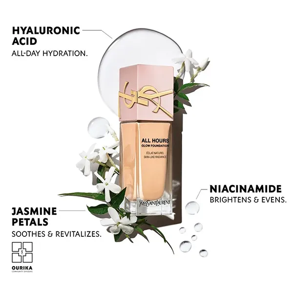 Kem Nền Căng Bóng Yves Saint Laurent YSL All Hours Glow Foundation Tone LN1