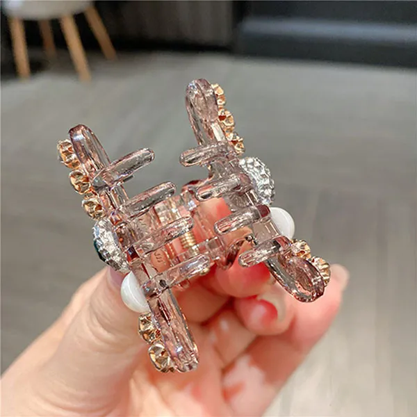Kẹp Tóc Nữ Meri Nocturne Bow HC234 Màu Hồng Nhạt
