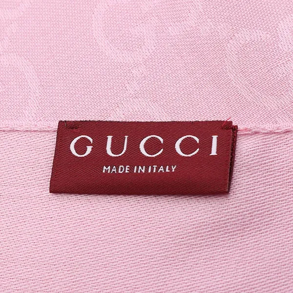 Khăn Choàng Gucci GG Pattern Scarf Pink Wool And Silk Màu Hồng