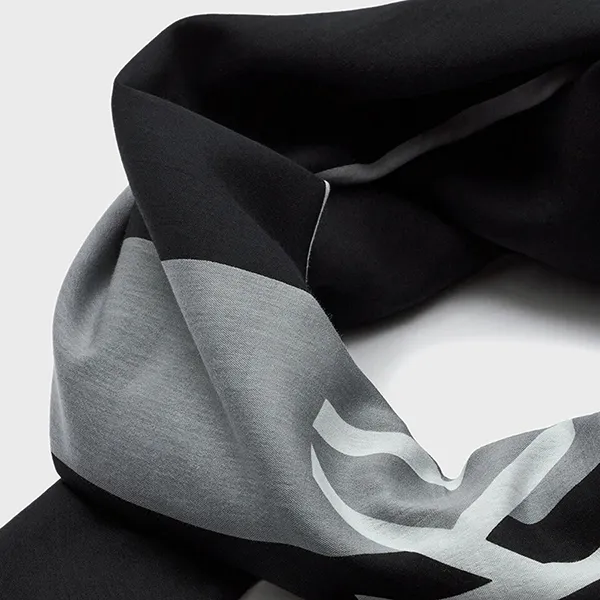 Khăn Nữ Calvin Klein CK Logo Scarf 475497_102 Màu Đen