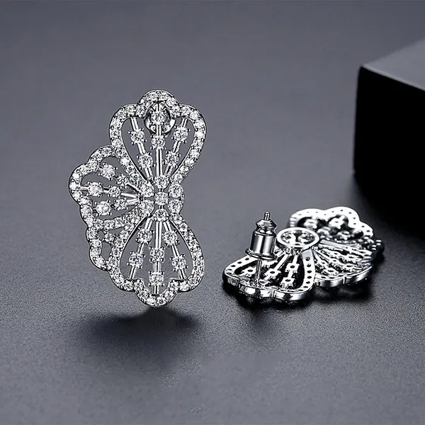 Khuyên Tai Nữ Kya Jewel Bold Bloom KE11 Màu Bạc