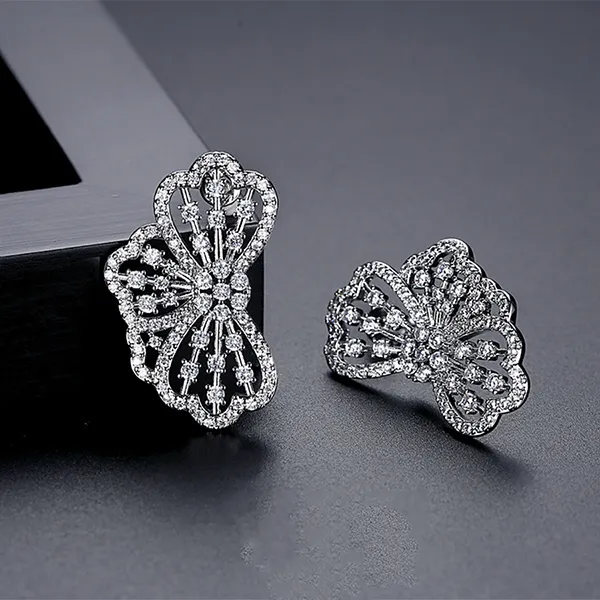 Khuyên Tai Nữ Kya Jewel Bold Bloom KE11 Màu Bạc
