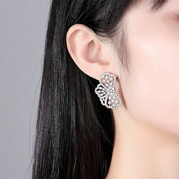 Khuyên Tai Nữ Kya Jewel Bold Bloom KE11 Màu Bạc