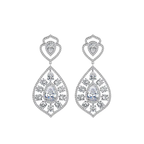 Khuyên Tai Nữ Kya Jewel Glittering Galaxy KE16 Màu Bạc