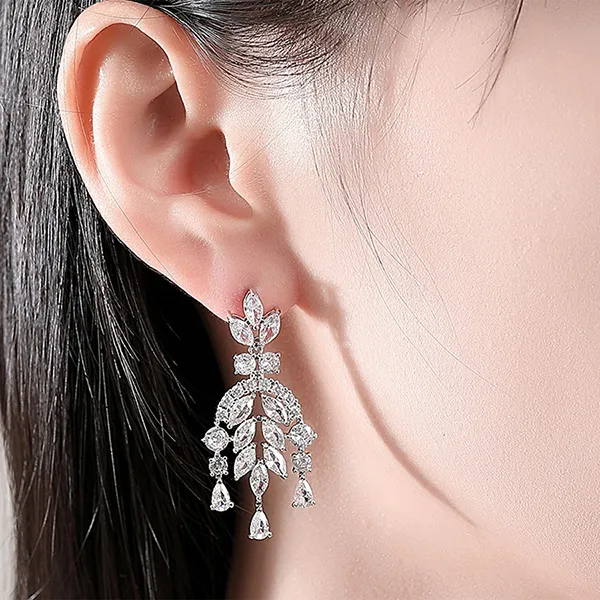 Khuyên Tai Nữ Kya Jewel Nature Whisper KE10 Màu Bạc