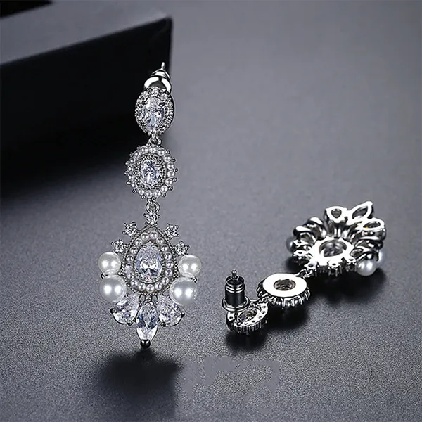 Khuyên Tai Nữ Kya Jewel Elegant Lady KE8 Màu Bạc