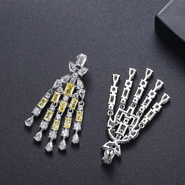 Khuyên Tai Nữ Kya Jewel Royal Evening KE13 Màu Bạc