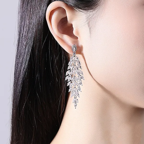 Khuyên Tai Nữ Kya Jewel Tropical Breeze KE6 Màu Bạc