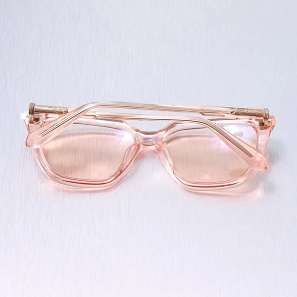 Kính Mắt Cận Chrome Hearts Stiffilis Pink Crystal Glasses Màu Hồng