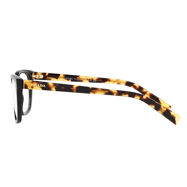 Kính Mắt Cận Prada Eyeglasses PR 15ZV 3891O1 Màu Đen/Vàng