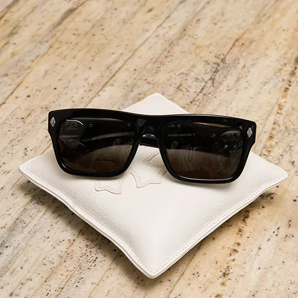 Kính Mát Chrome Hearts Sunglasses Sluss Bussin II Black Màu Đen
