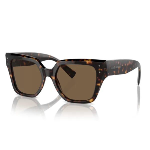 Kính Mát Nữ Dolce & Gabbana DG4471 50273 Sunglasses Màu Havana Đậm