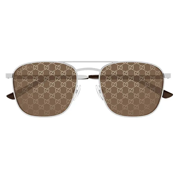 Kính Mát Gucci Sunglasses GG1881S 004 Màu Bạc - Nâu