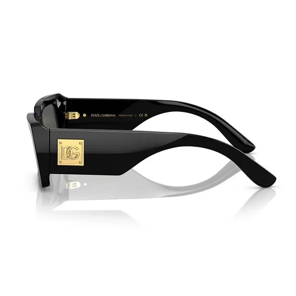 Kính Mát Nữ Dolce & Gabbana D&G DG4416 50187 Black/ Dark Grey Màu Đen Xám
