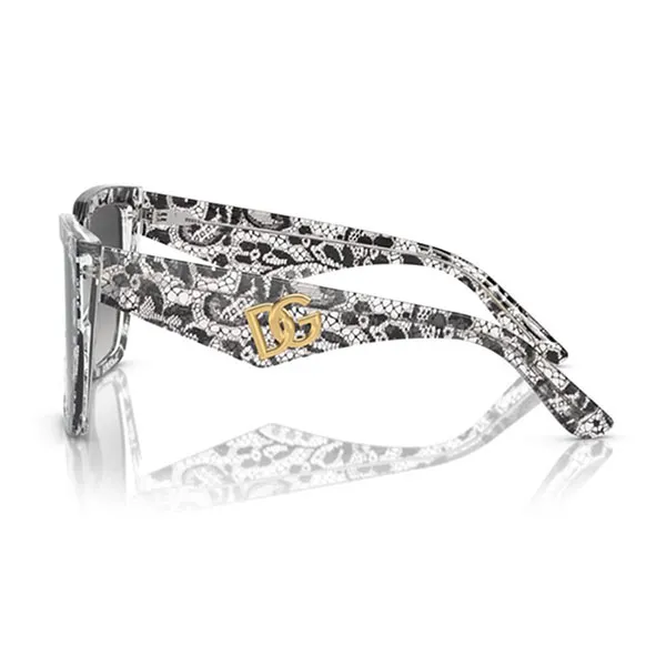 Kính Mát Nữ Dolce & Gabbana D&G DG4438 32878G Màu Xám Họa Tiết