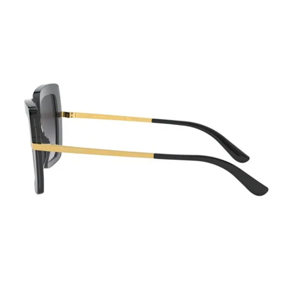 Kính Mát Nữ Dolce & Gabbana D&G Sunglasses DG4373 32468G Black/ Gray Màu Đen Xám