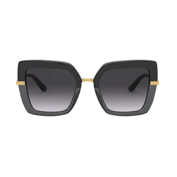 Kính Mát Nữ Dolce & Gabbana D&G Sunglasses DG4373 32468G Black/ Gray Màu Đen Xám
