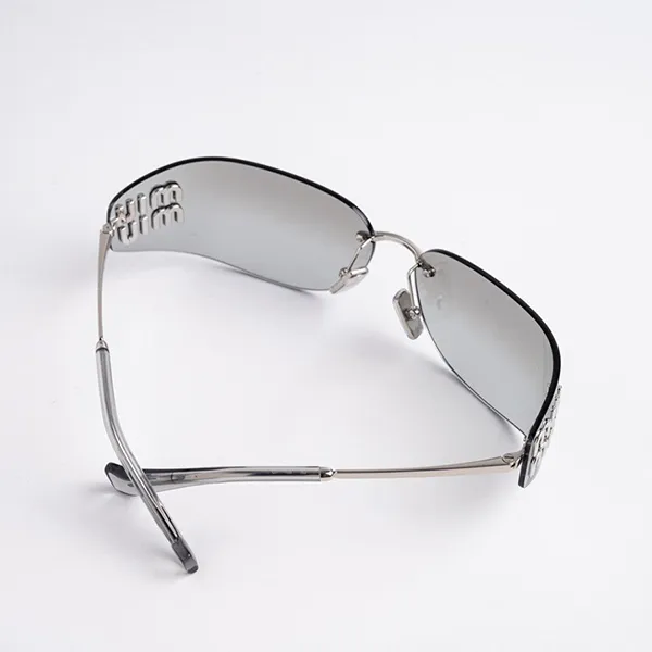 Kính Mắt Nữ Miu Miu 0MU A51S 1BC10Y Sunglasses Màu Bạc