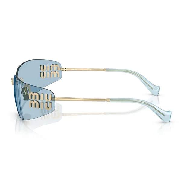 Kính Mắt Nữ Miu Miu Frameless Sunglasses Blue Silver 0MU A51S ZVN10P Màu Xanh Bạc