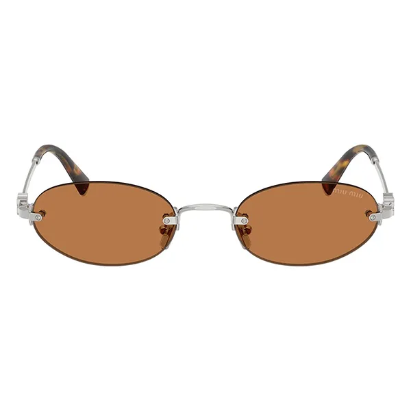 Kính Mát Nữ Miu Miu Silver Brown 0MU A54S 1BC90Q Màu Nâu Bạc