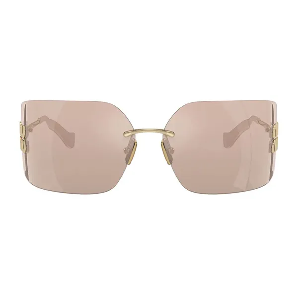 Kính Mát Nữ Miu Miu Sunglasses OMU 54YS ZVN20F Màu Hồng Nâu