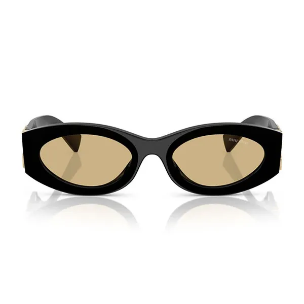Kính Mát Nữ Miu Miu Sunglasses Woman 0MU 11WS 16K10R Black Orange Màu Cam Đen
