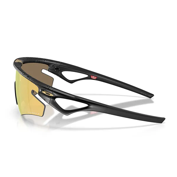 Kính Mát Oakley Sphaera Slash Sunglasses 0OO9499 949915 Matte Black Splatter Prizm 24K Polarized Màu Đen/Vàng