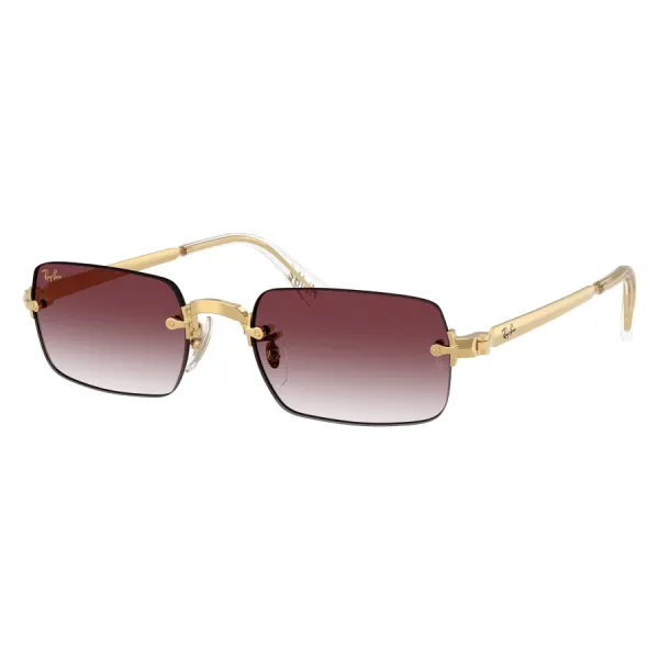 Kính Mát Rayban Sunglasses 0RB3928 001/8H Màu Tím - Vàng