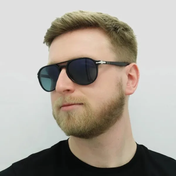 Kính Mát Unisex Persol PO3235S 9531 Sunglasses Màu Xanh Đen