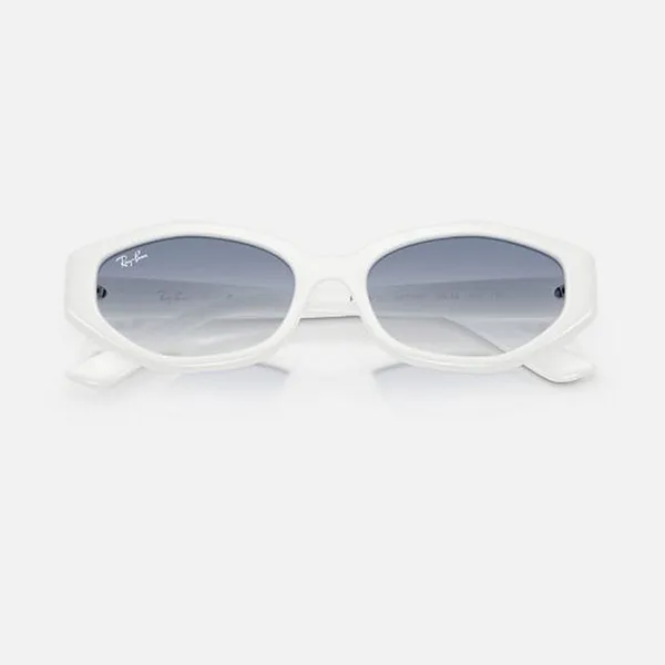 Kính Mát Unisex Rayban 0RB4473D 677219 White Clear Gradient Light Blue Màu Trắng Xanh