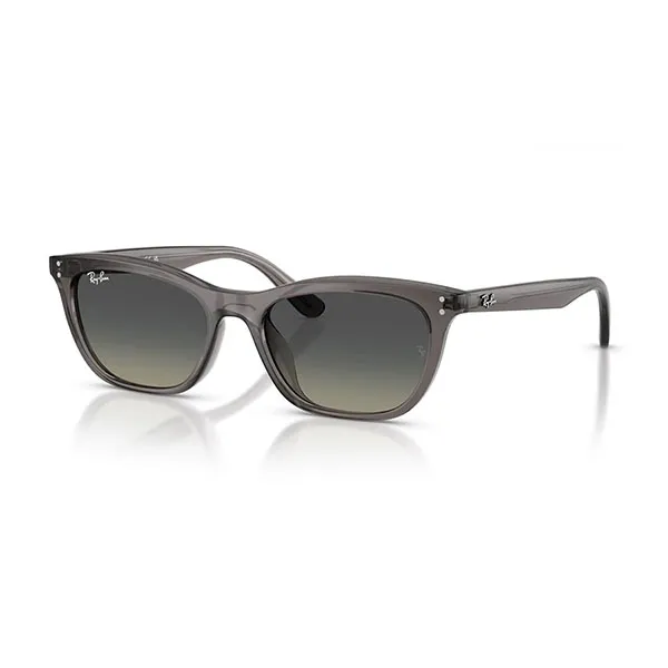 Kính Mát Unisex Rayban 0RB4474D 667511 Transparent Dark Grey Màu Xám Đậm